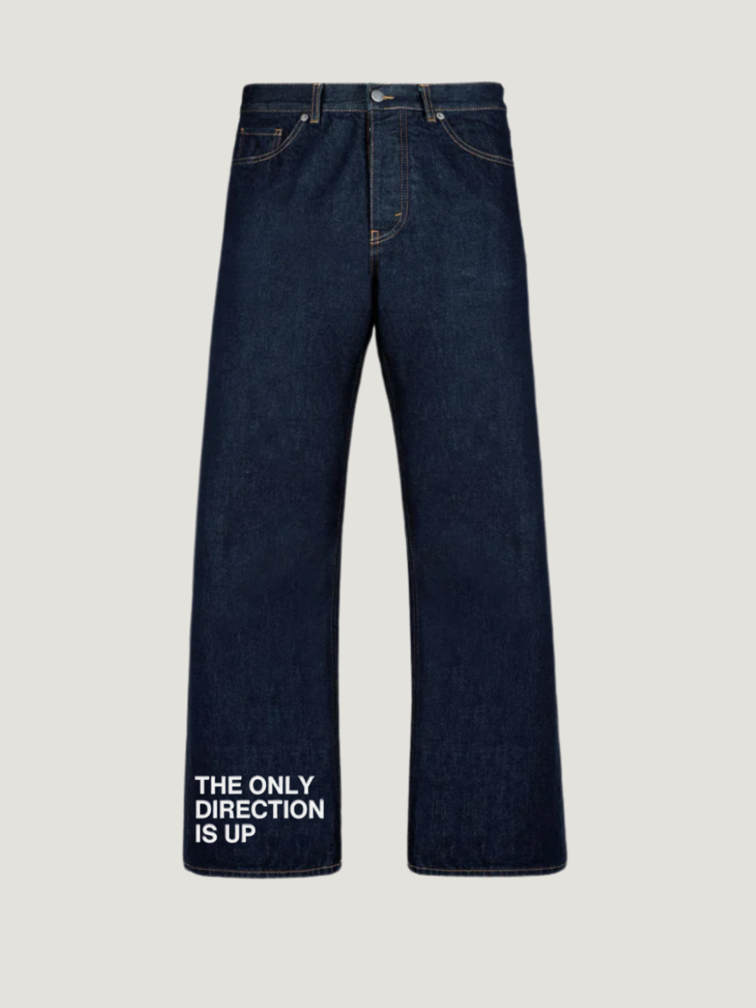 Only Direction Wide Leg Raw Indigo Jeans