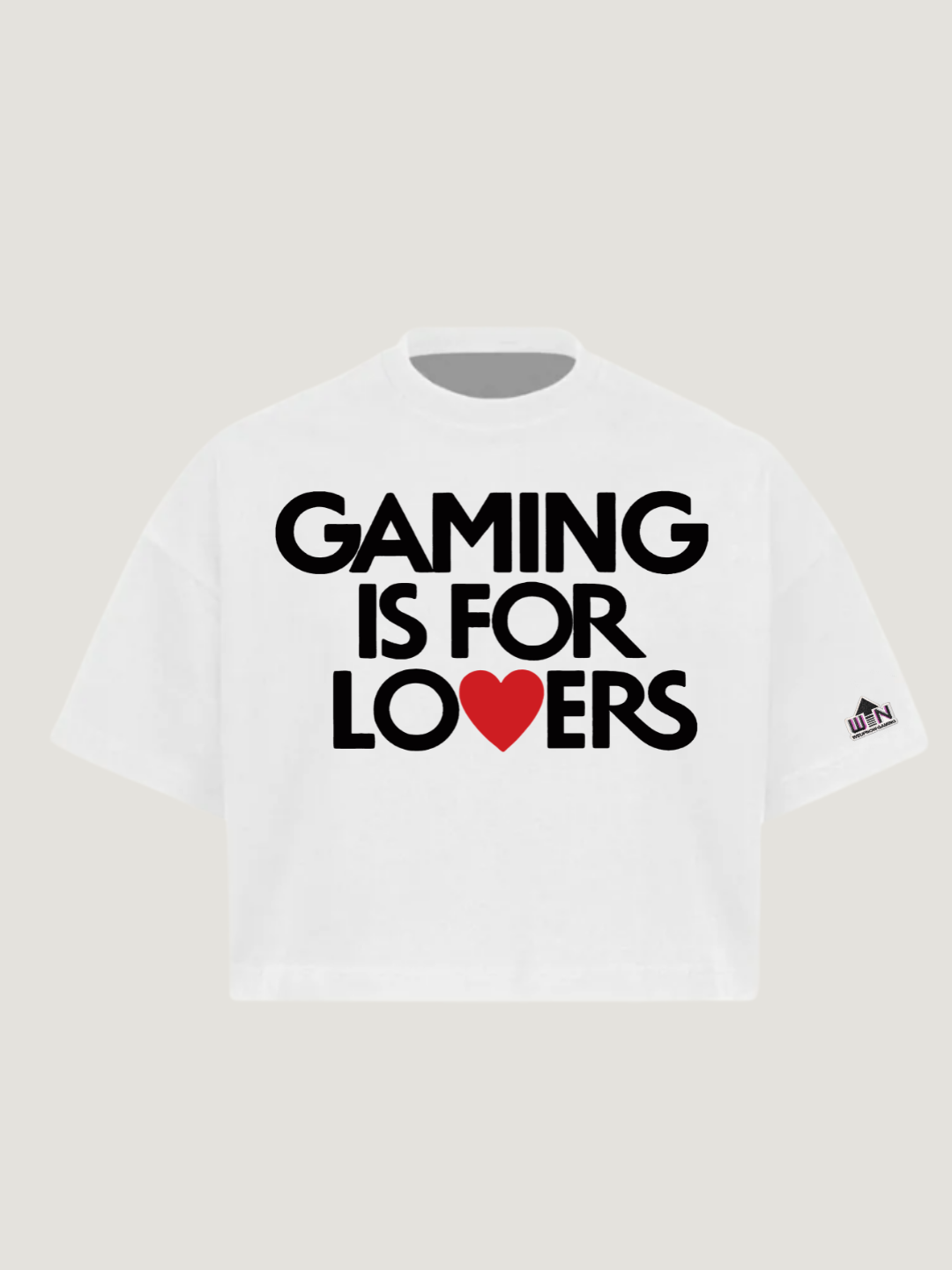 Gaming is For Lovers Women Cropped Tee