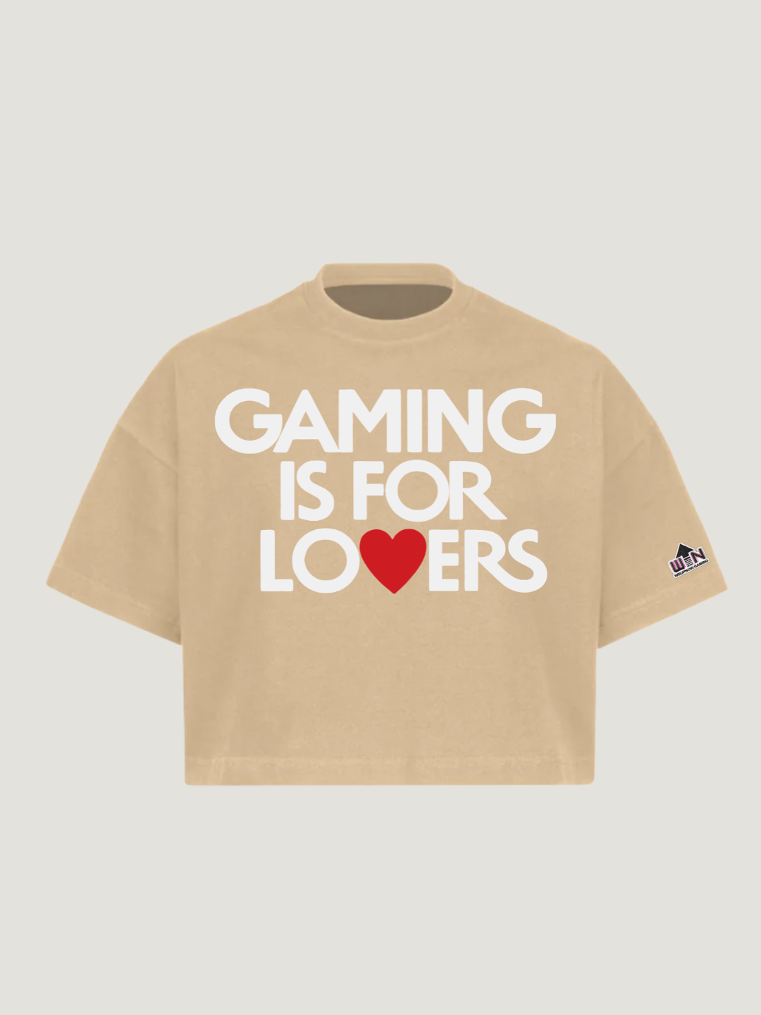 Gaming is For Lovers Women Cropped Tee