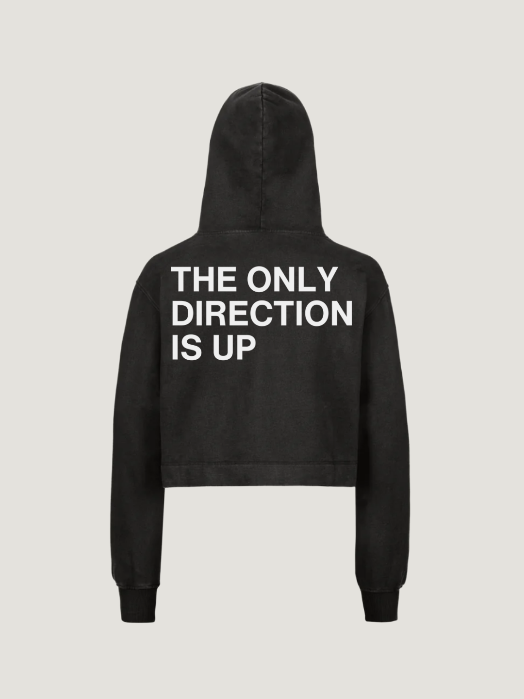Only Direction Cropped Hoodie